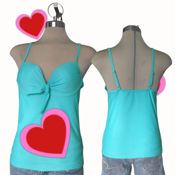 Swimming Clear Green Top Size 10 - Picture 9 of 11